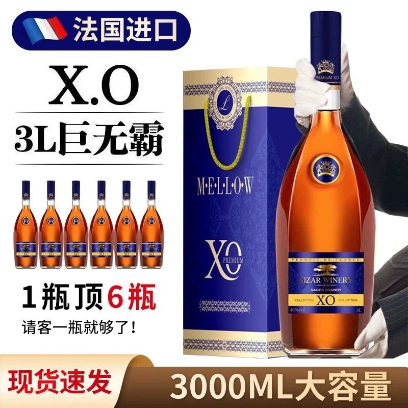 【直供】湖勒斯谷 萨格斯XO白兰地3L*1