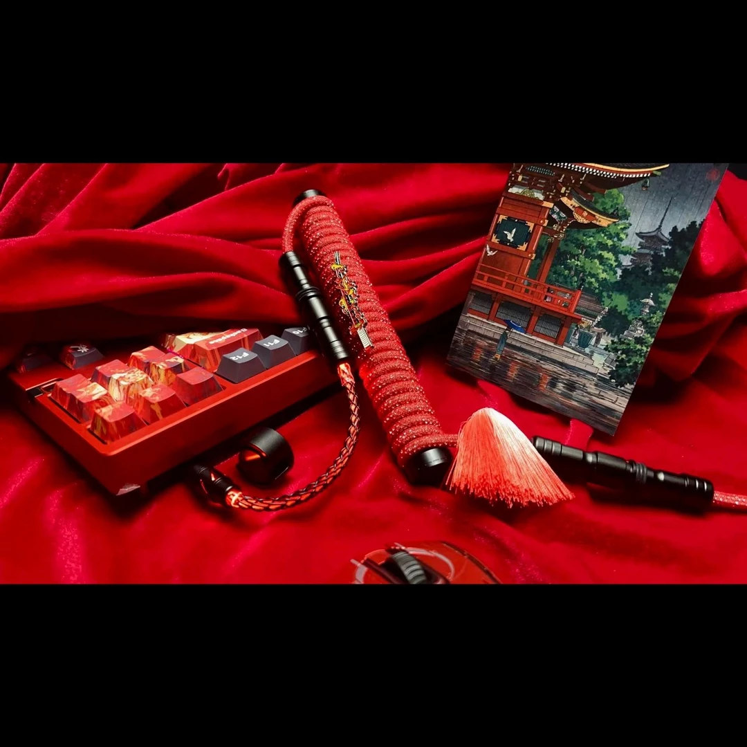ca radio外設社區 x winshop浮世绘炎之呼吸水之呼吸航插线数据线