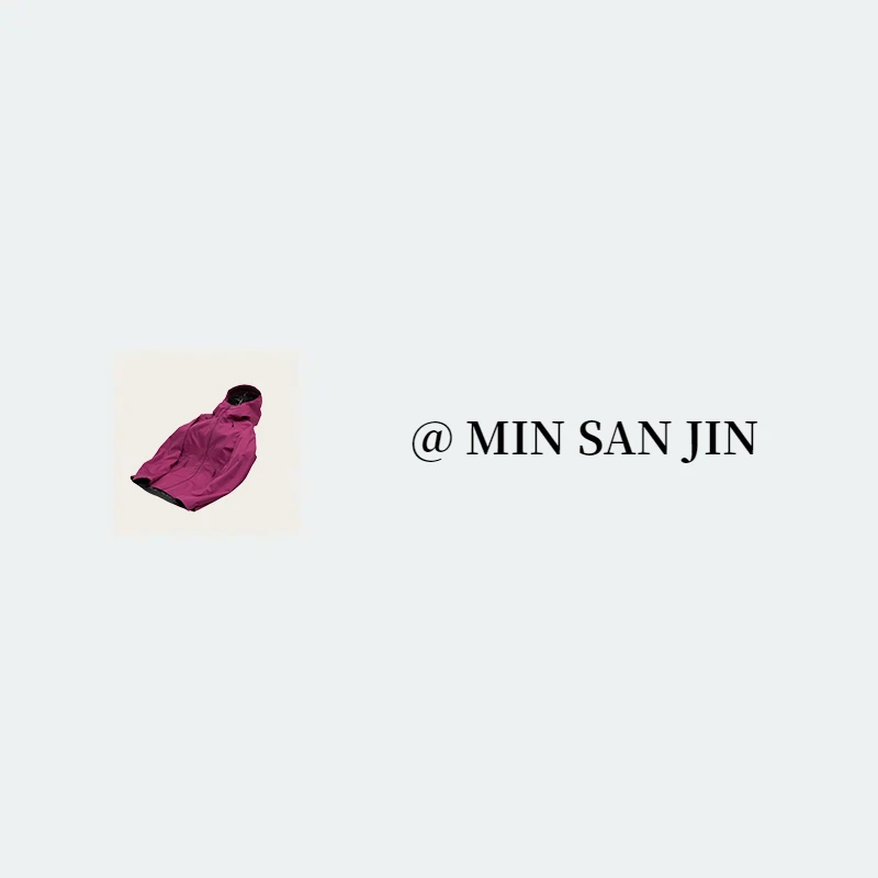 MIN SAN JIN原创三合一冲锋衣外套