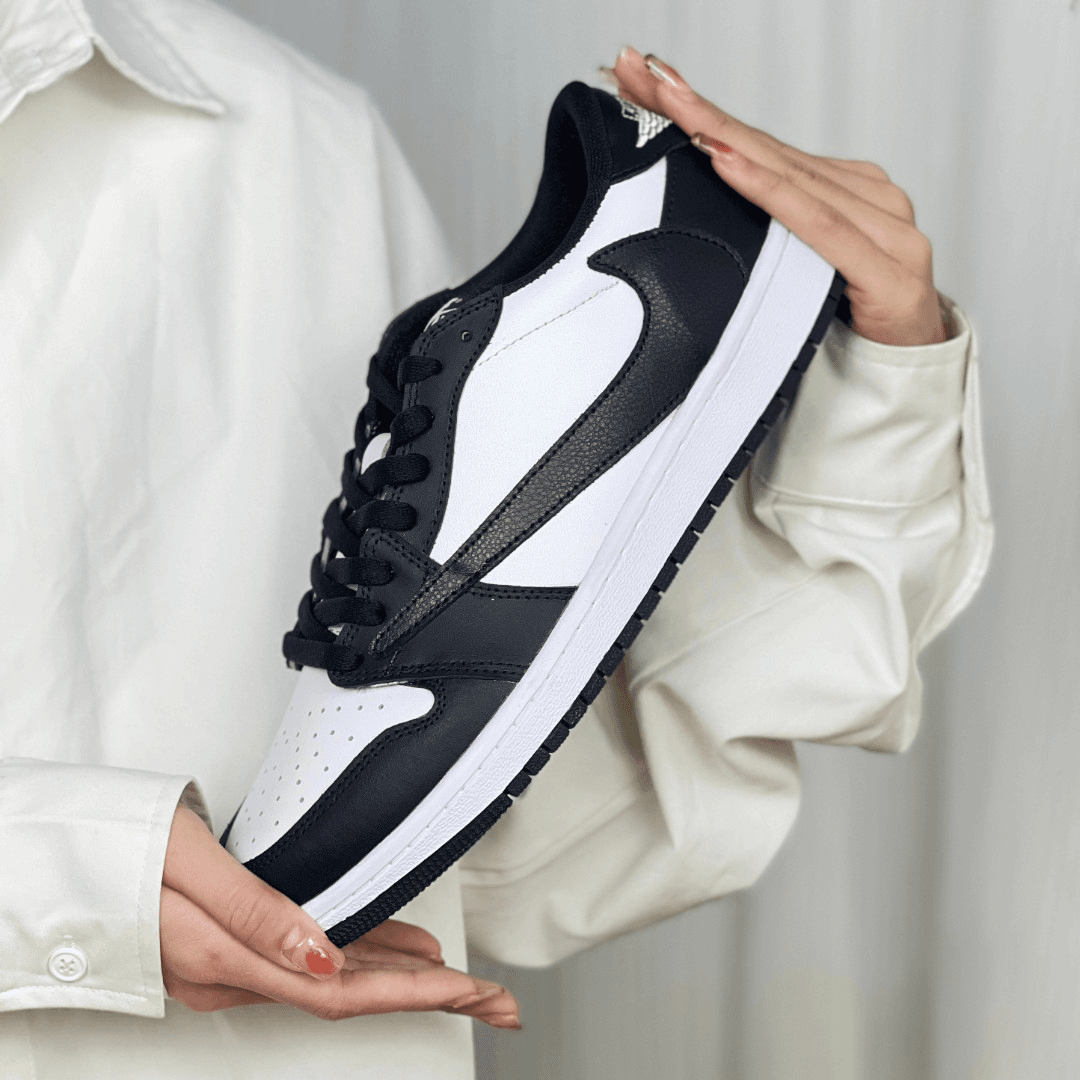 NIKE/耐克AirJordan1LOW熊猫男女鞋低帮时尚夏百搭潮流【球鞋定制】