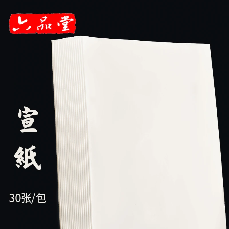 宣纸书法专用半生熟毛笔字泾县生熟国画学生文房练习纸掌上碑帖