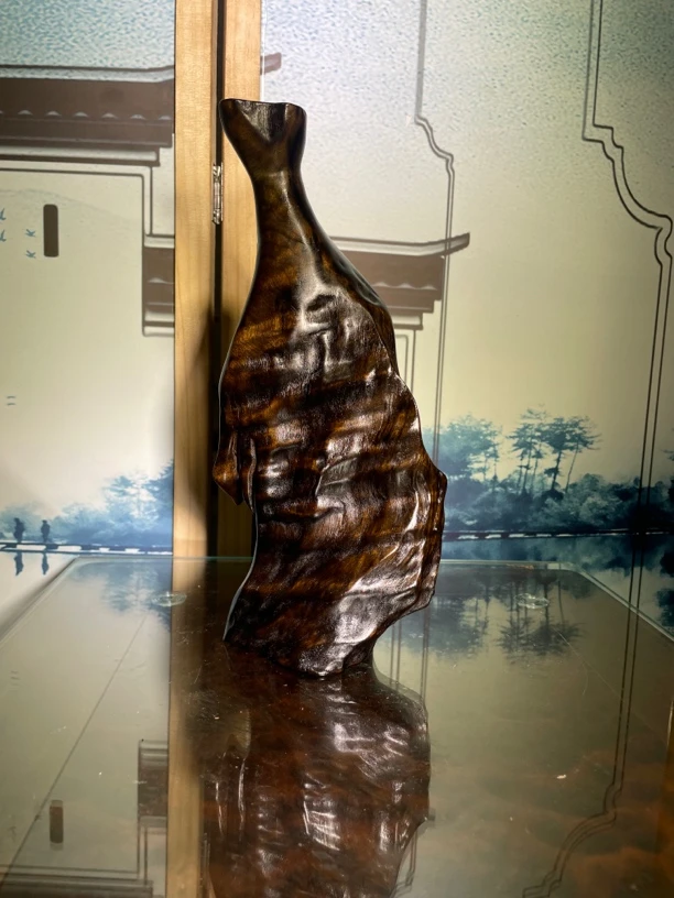 阴沉木金丝楠木摆件孤品