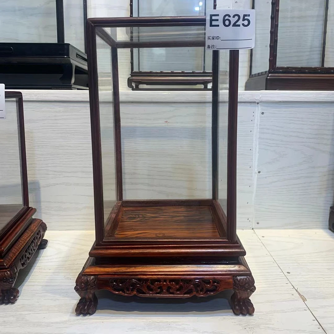 625红酸枝虎脚玻璃罩