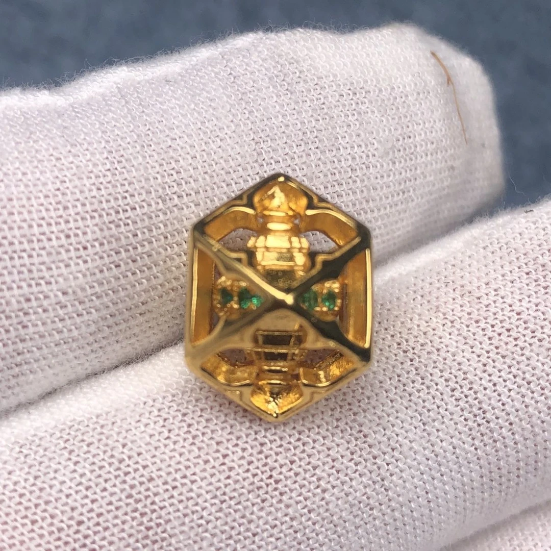 新款!精工8K古格塔腰珠配珠 搭配星月菩提金刚手串108配饰