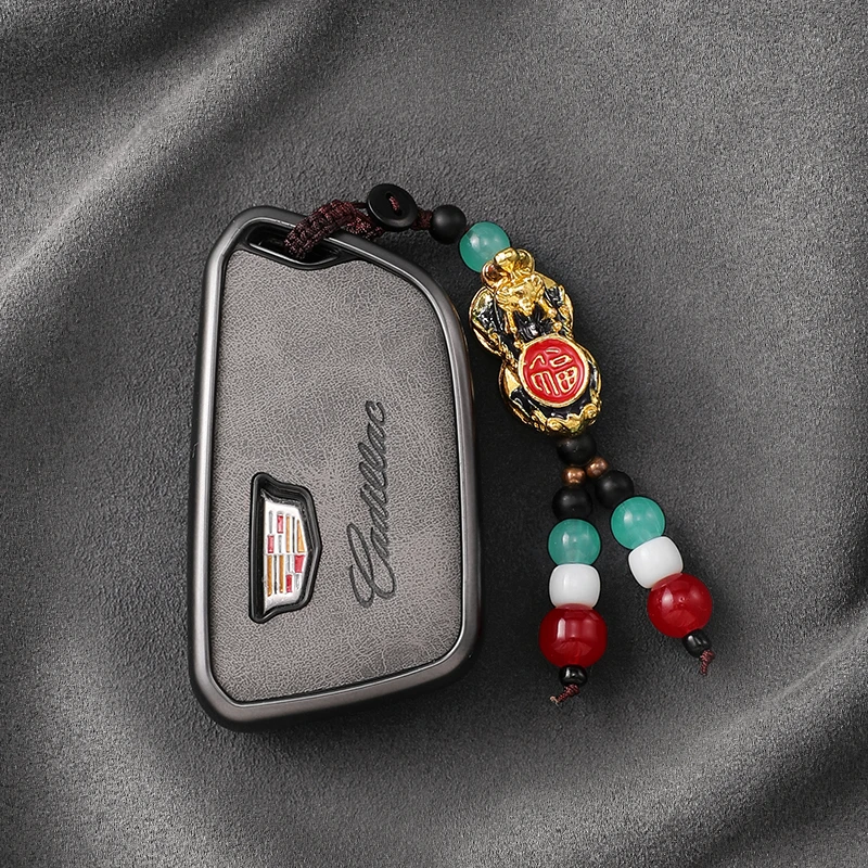 适用凯迪拉克xt5钥匙套汽车ct5壳扣xt4/xts/ct6男女atsl/xt6高档