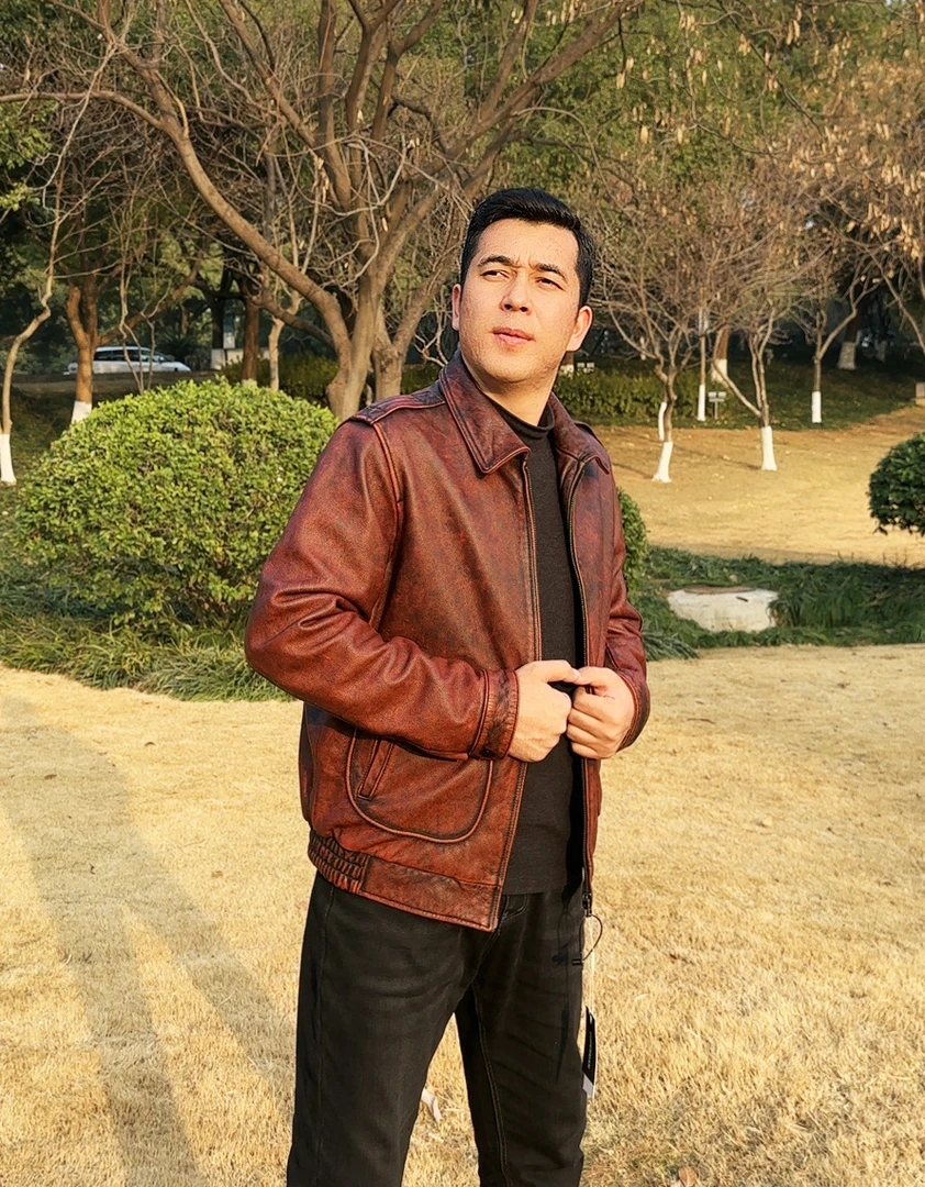 男士头层牛皮皮衣外套 Arlar Kala Hirum Qapan休闲夹克翻领秋冬