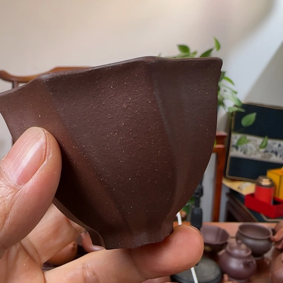 紫砂茶壶禅*经纹杯子