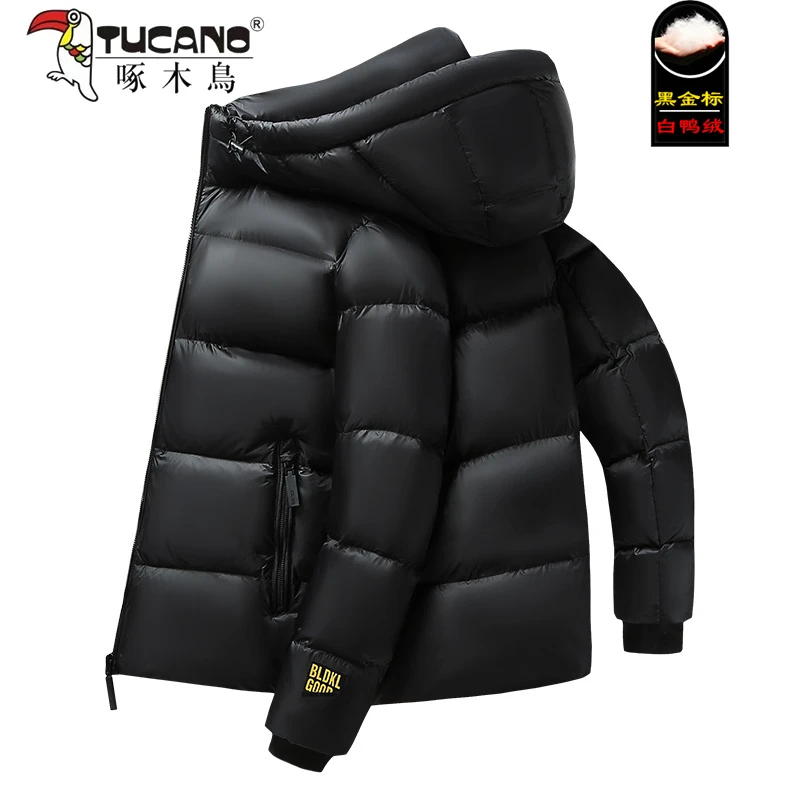 TUCANO/啄木鳥大码加厚羽绒服时尚休闲保暖御寒白鸭绒情侣冬秋冬