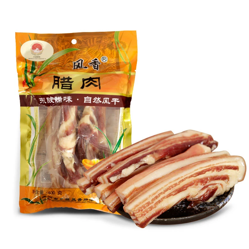 风香腊味连州自然风干东陂腊肉山区地道传统风味咸香400克