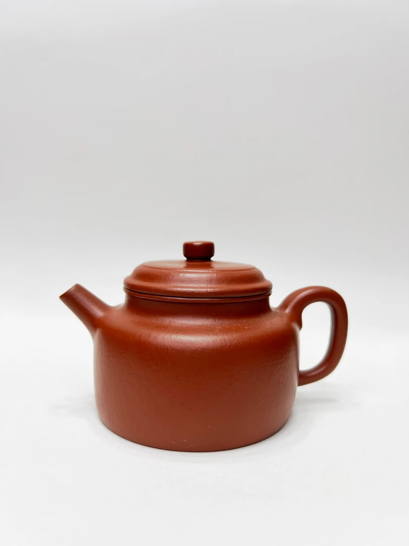 枕溪草堂 全手工系列 大红袍朱泥德钟 刘晓惠制 180cc 紫砂壶