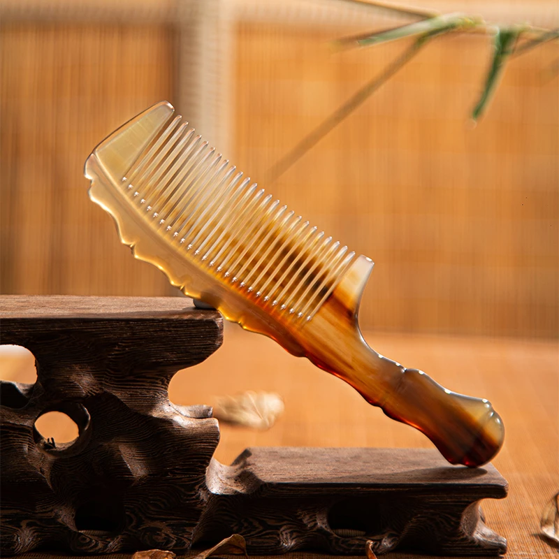 惊鸿 精品高原高寒牦牛角梳