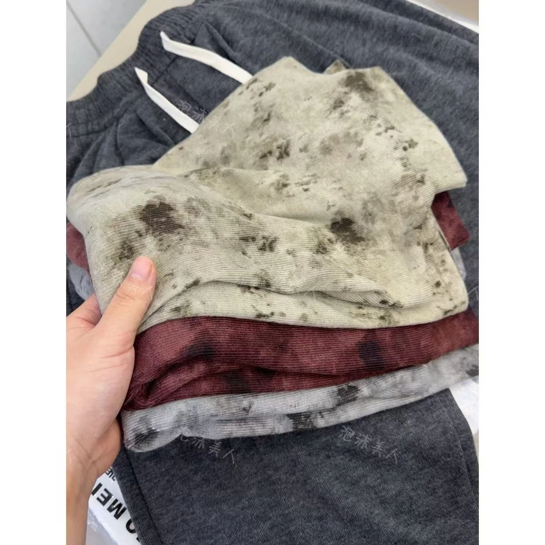 琉璃扎染」柔软百搭！高品质软糯亲肤不起球半领水墨画长袖内搭打底