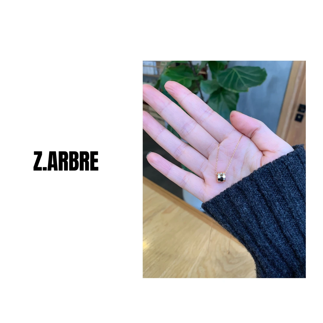 合金项链 Z.ARBRE “私物分享” 小蜂窝带钻项链女（NO 退换）