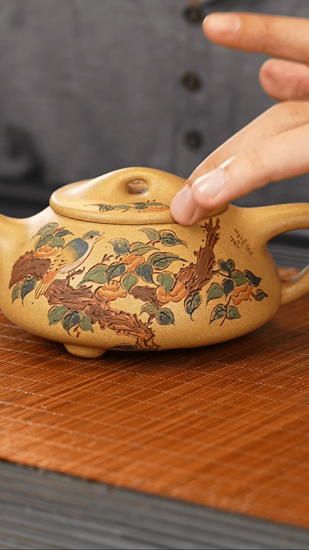 【闪购商品】紫砂茶壶FJY 玉成窑段 石瓢 350cc