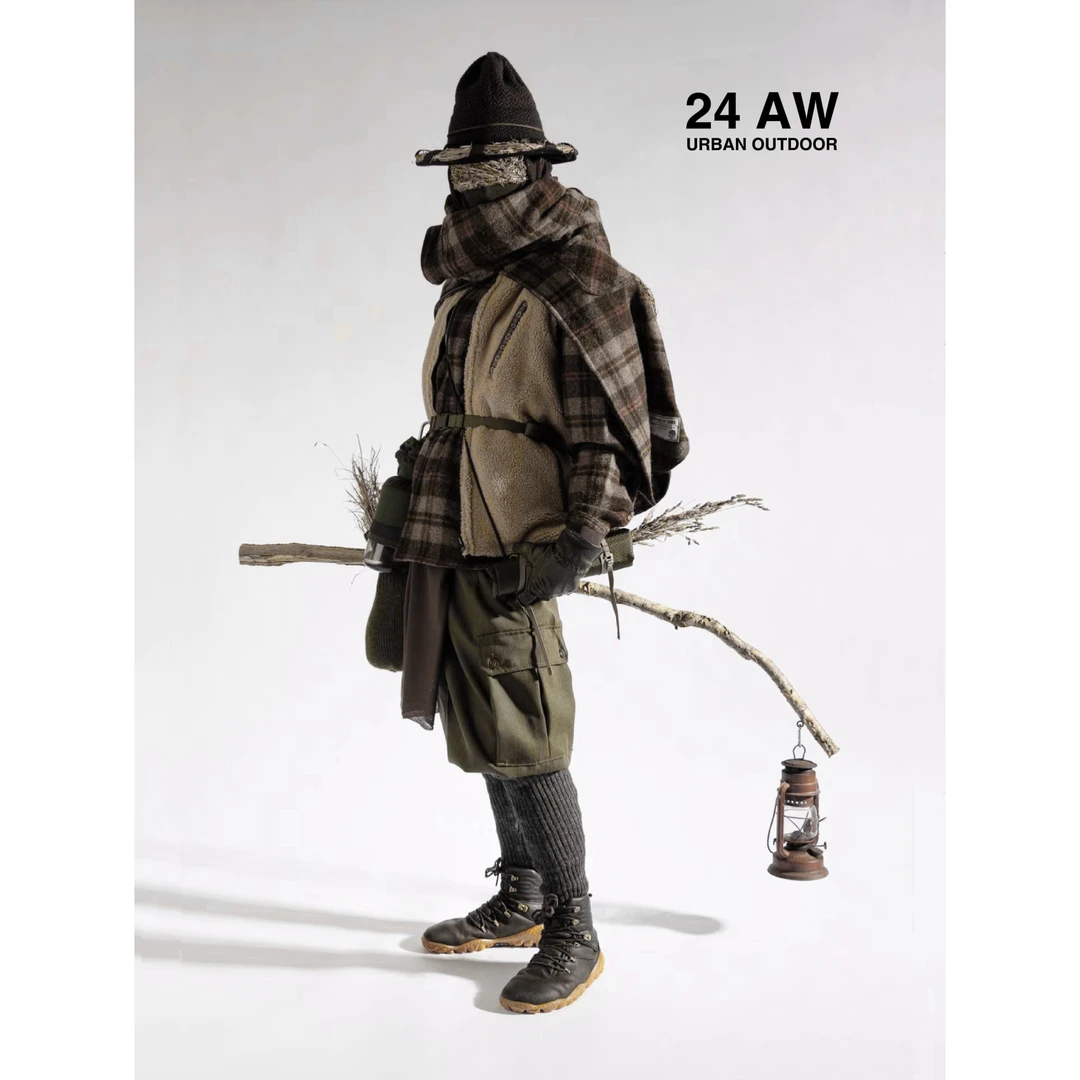 709-JACQUARD HOODIE提花拼接连帽卫衣