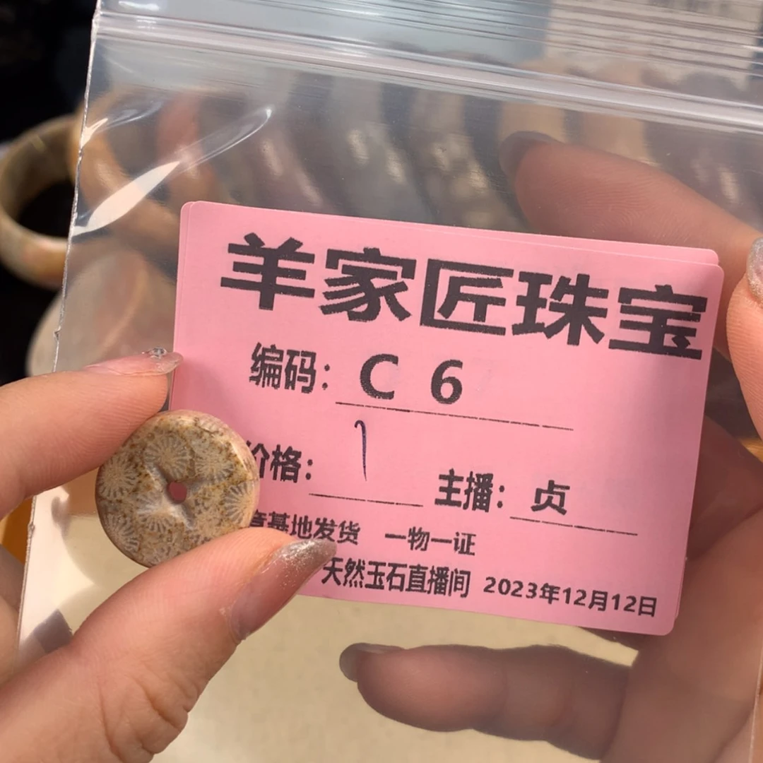 【闪购商品】硅化珊瑚（珊瑚玉）吊坠(不含链)未镶嵌风*c 6