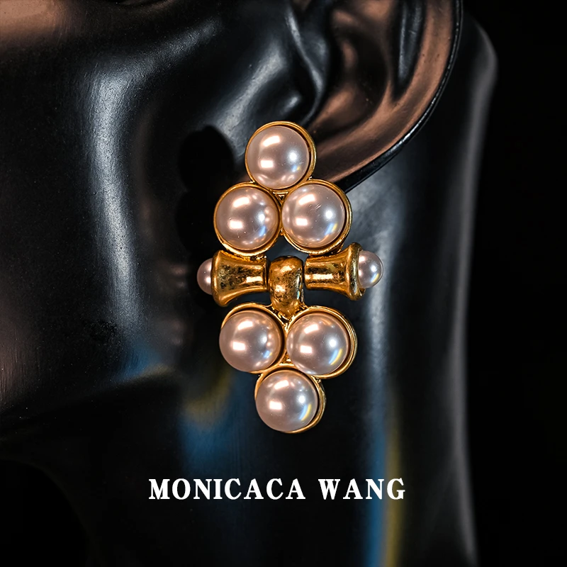 锌合金耳饰 SNQP【莫妮卡卡】2022新品耳环E21143