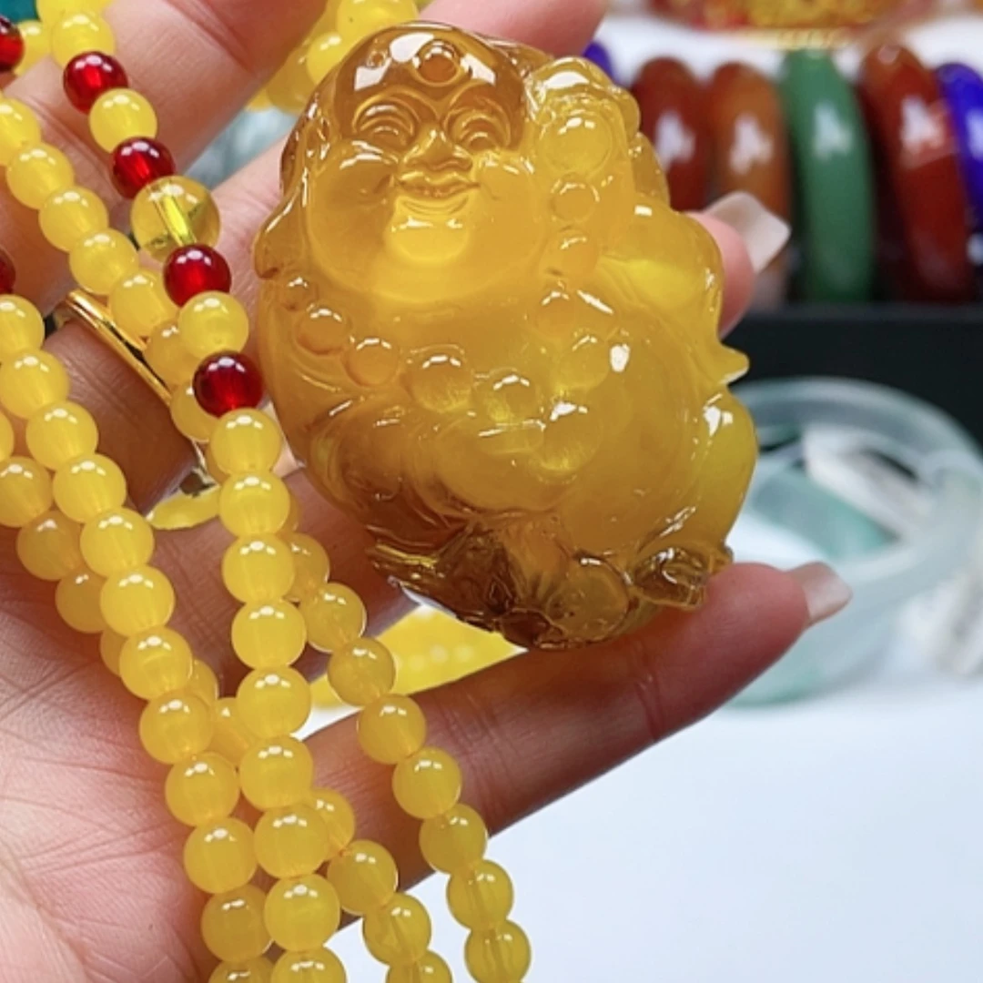 【闪购商品】琥珀颈饰未镶嵌