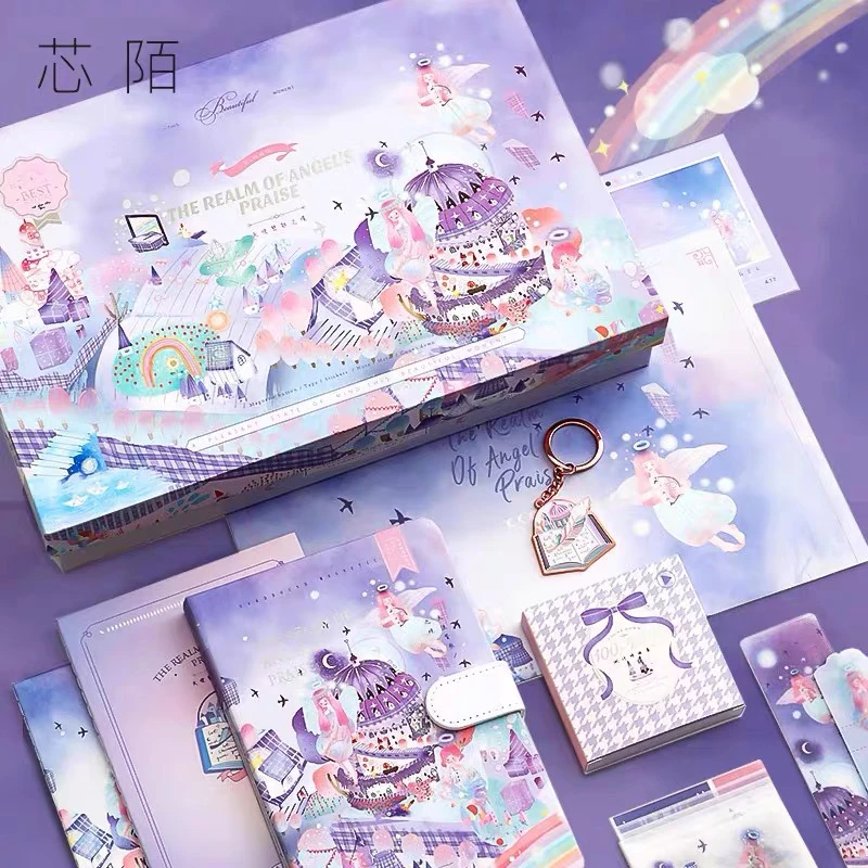 手帐本高颜值手帐本子手账天使赞歌无手提袋库存处理介意勿拍