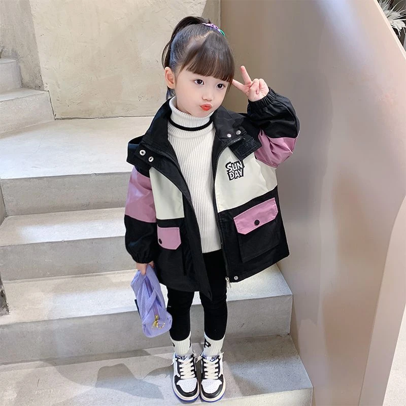 女童春秋款外套2025新款洋气春装儿童衣服韩系童装女童春秋外套