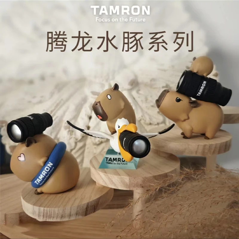 Tamron/腾龙腾龙卡通水豚系列手办 卡皮巴拉系列手办可爱创意