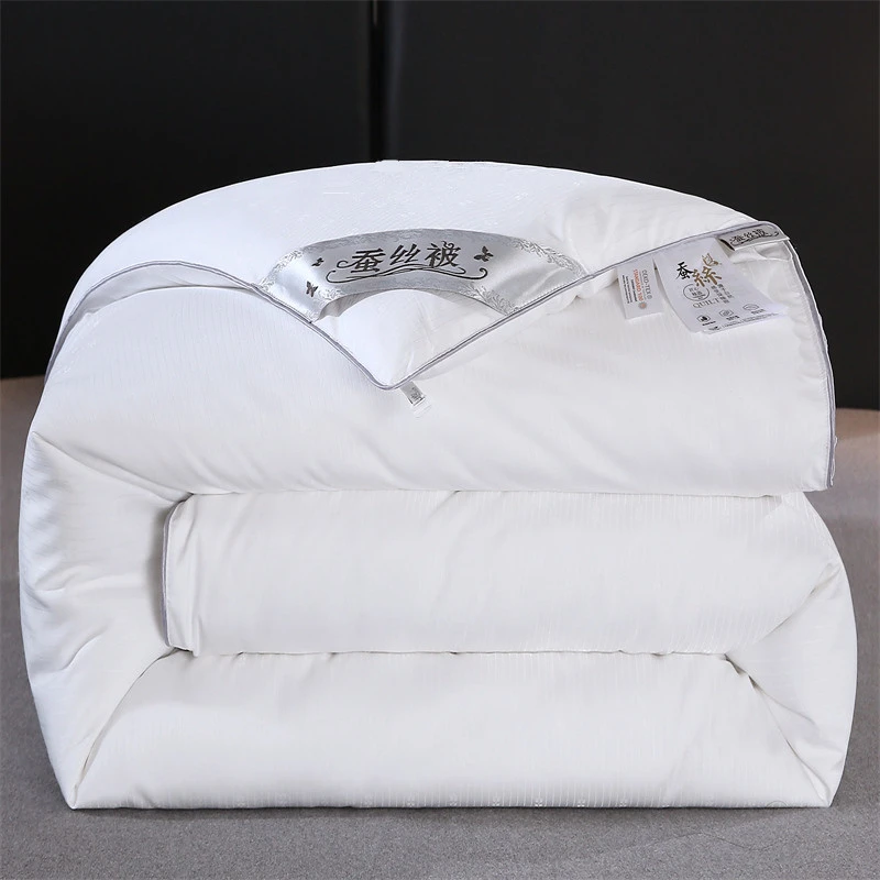 正品纯手工蚕丝被子棉被加厚保暖春秋被芯双人冬被秋冬被