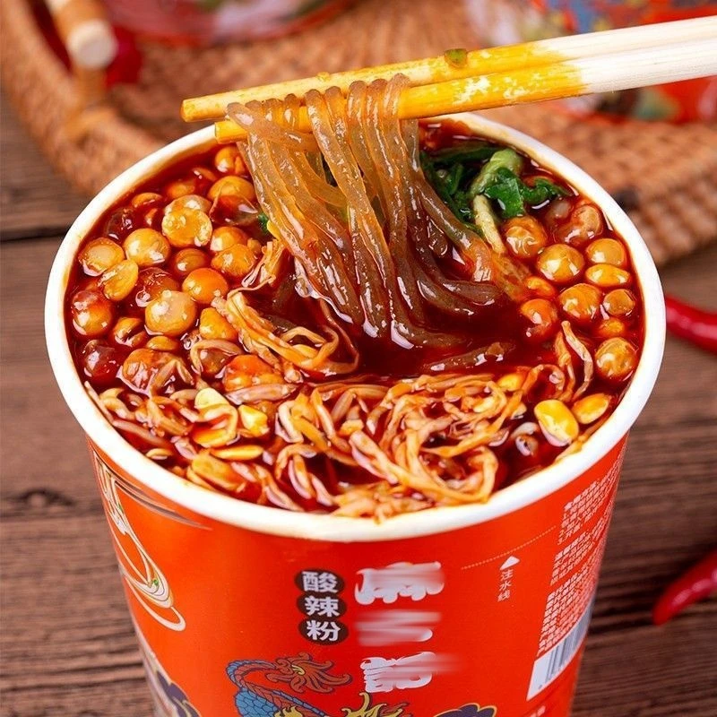 麻六I记酸辣粉256g桶装红薯粉冲泡方便速食粉丝懒人食品夜宵其他