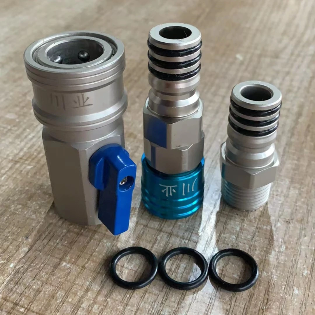 大风炮快速接头带开关阀门快接大变小快接万向气动快速接头汽修工