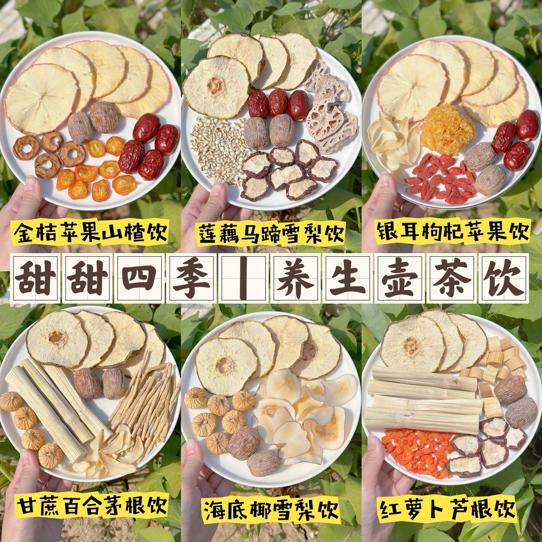 甜甜四季茶饮｜广式清补凉｜养生壶茶饮｜办公室茶饮