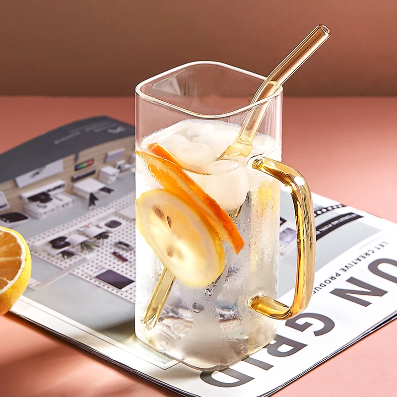 【粉丝福利】简约ins风方形玻璃杯