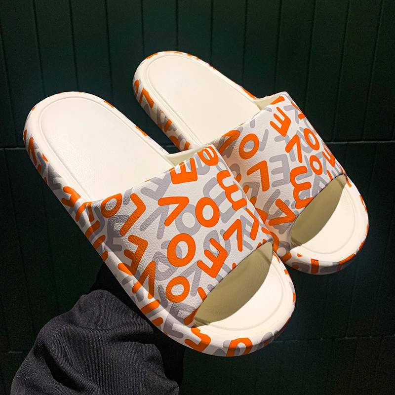 靓蒂芬卡通可爱外穿凉拖鞋女夏季软底浴室居家情侣网红防滑拖鞋男