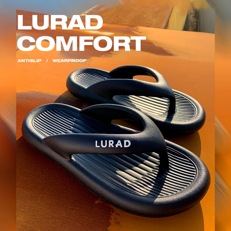 靓蒂芬厚底潮流人字拖女夏季休闲夹脚软底耐磨防滑网红海边凉拖鞋