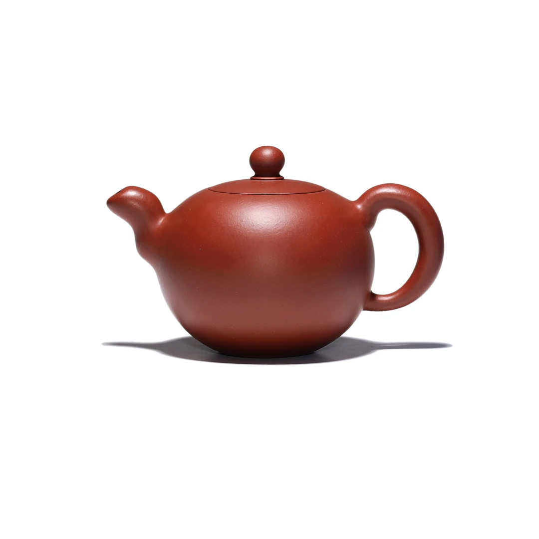 钱文英 一粒珠壶清水泥 270cc手工泡茶壶 茶具 紫砂壶 宜兴紫砂壶
