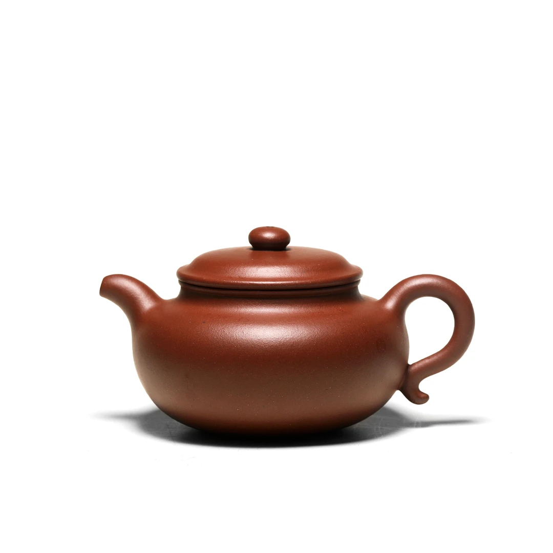 吴曙峰徒弟 史宇博 仿古壶 紫泥 190cc 全手工紫砂壶  宜兴泡茶壶