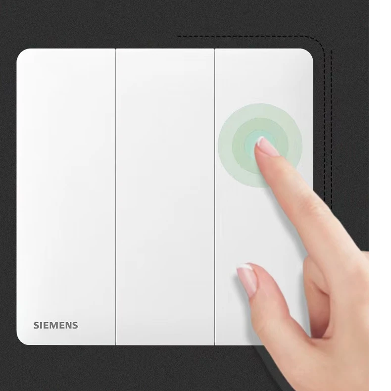 新款磨砂白色薄款开关大板性价比家用白五孔热卖认证插座哑光