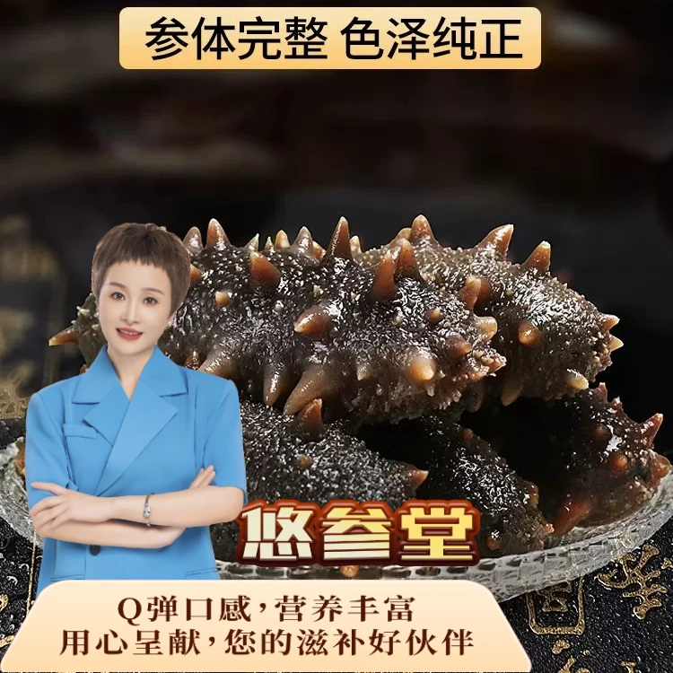 【悠参堂海参】9A级海参 10头海参3盒海参冷冻水产肉质鲜美500g