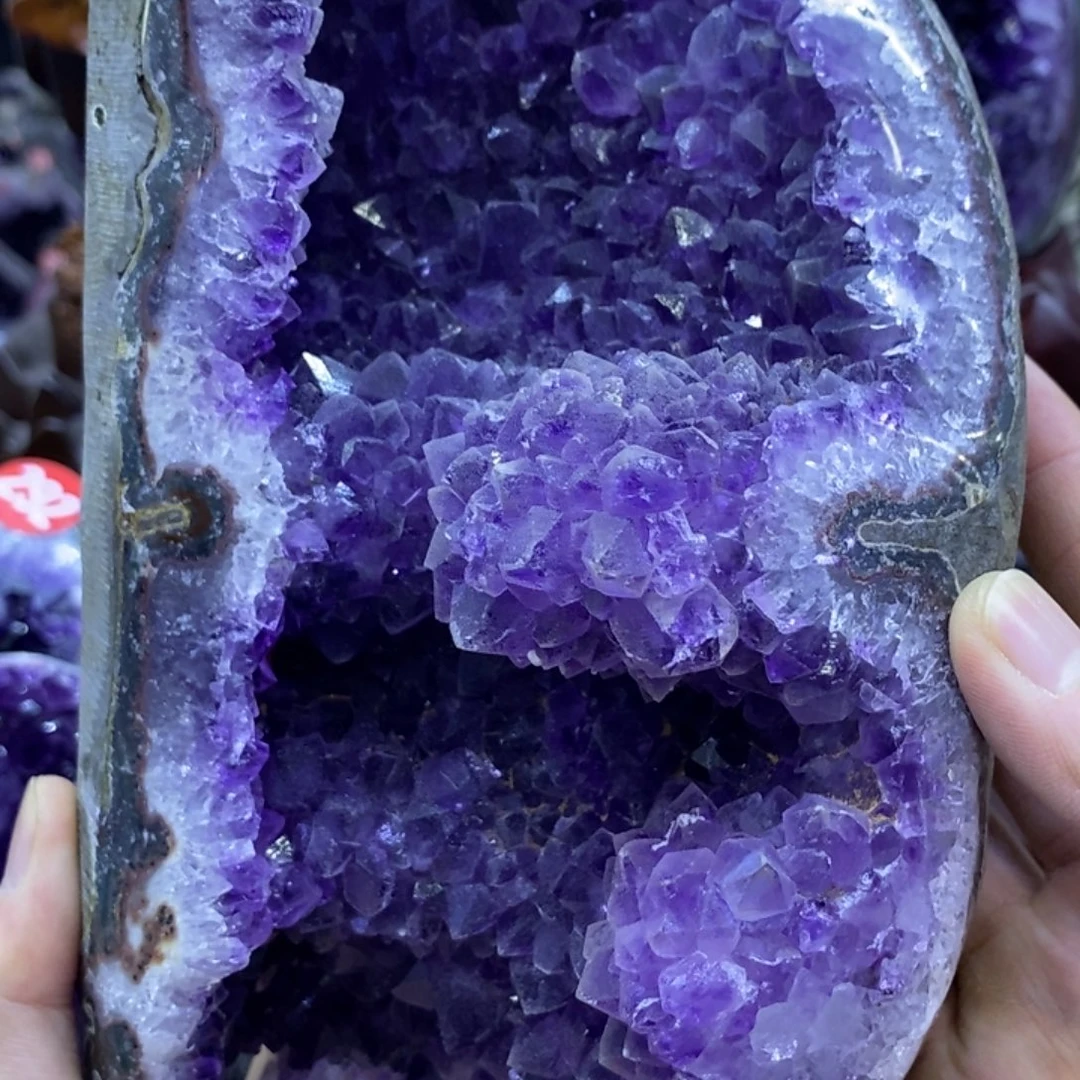 水晶大型摆件（非配饰）未镶嵌紫软钱袋子