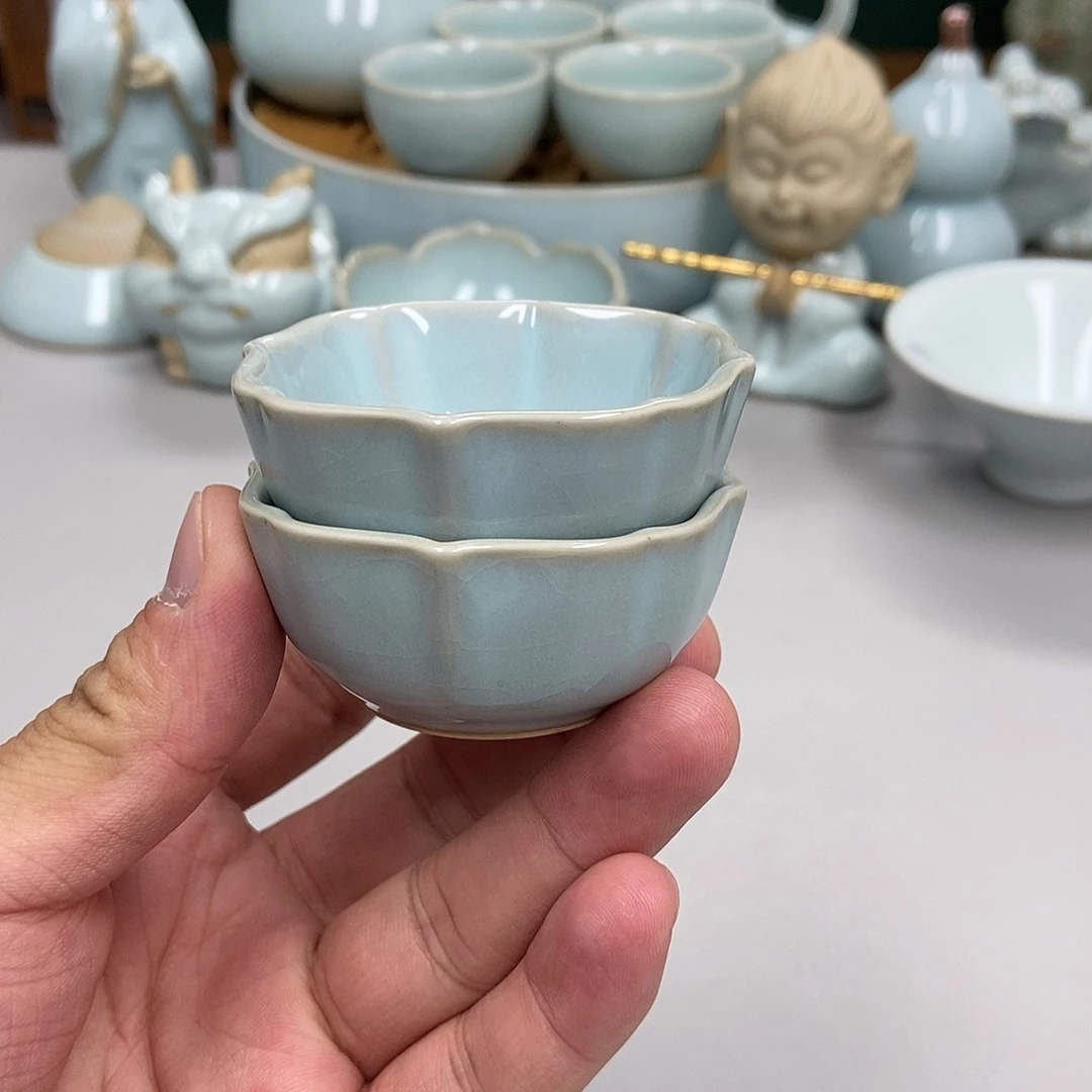 瓷恆*天青色张君老师客杯x2