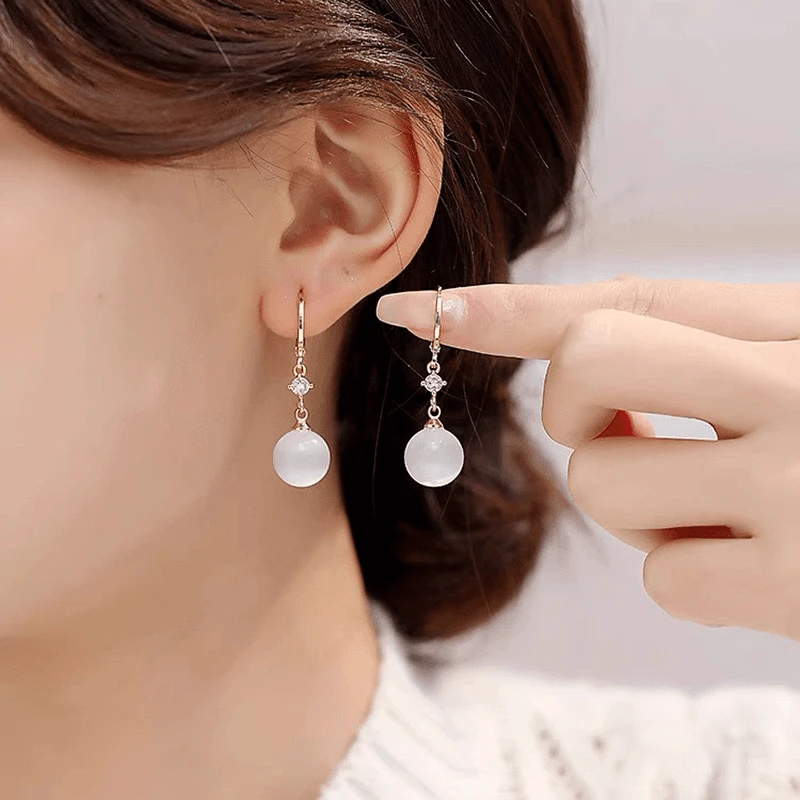 「云锦」长款新中式耳环蚊香盘耳夹无耳洞耳饰精致耳钉