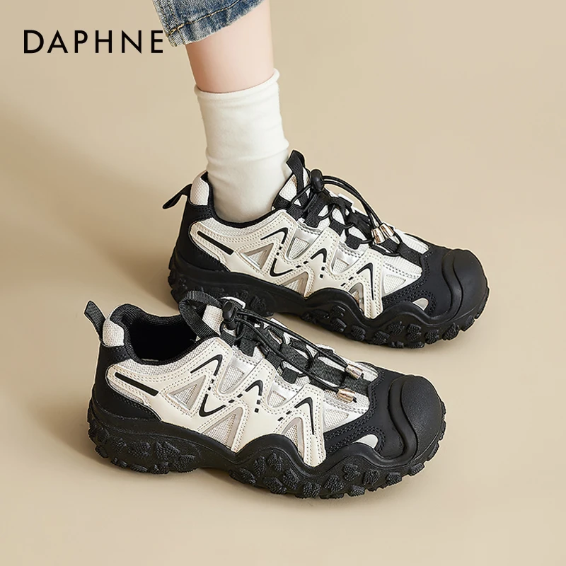 达芙妮运动凉鞋女款2024女鞋春季登山鞋丑萌鞋镂空户外运动鞋