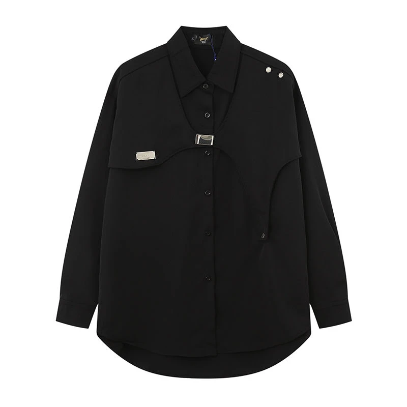 【小大扬哥推荐】【小扬哥推荐】小众潮牌高级感痞帅衬衫男叠穿潮