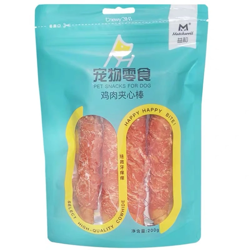 【磨牙零食】益和磨牙棒鸡肉夹心棒大中小型洁齿骨宠物狗狗零食营养