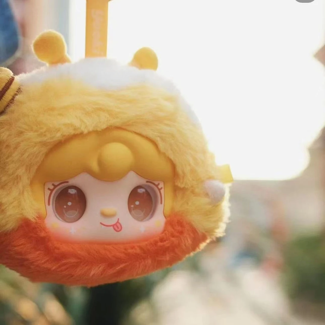 氧氧YOOKI初代毛绒可爱潮玩公仔可做摆件钥匙扣