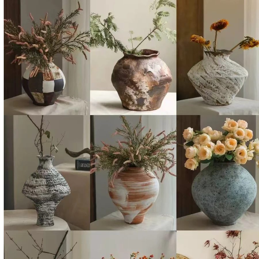 花瓶一物一拍，陶瓷花瓶孤品 琉璃花瓶造型搭配