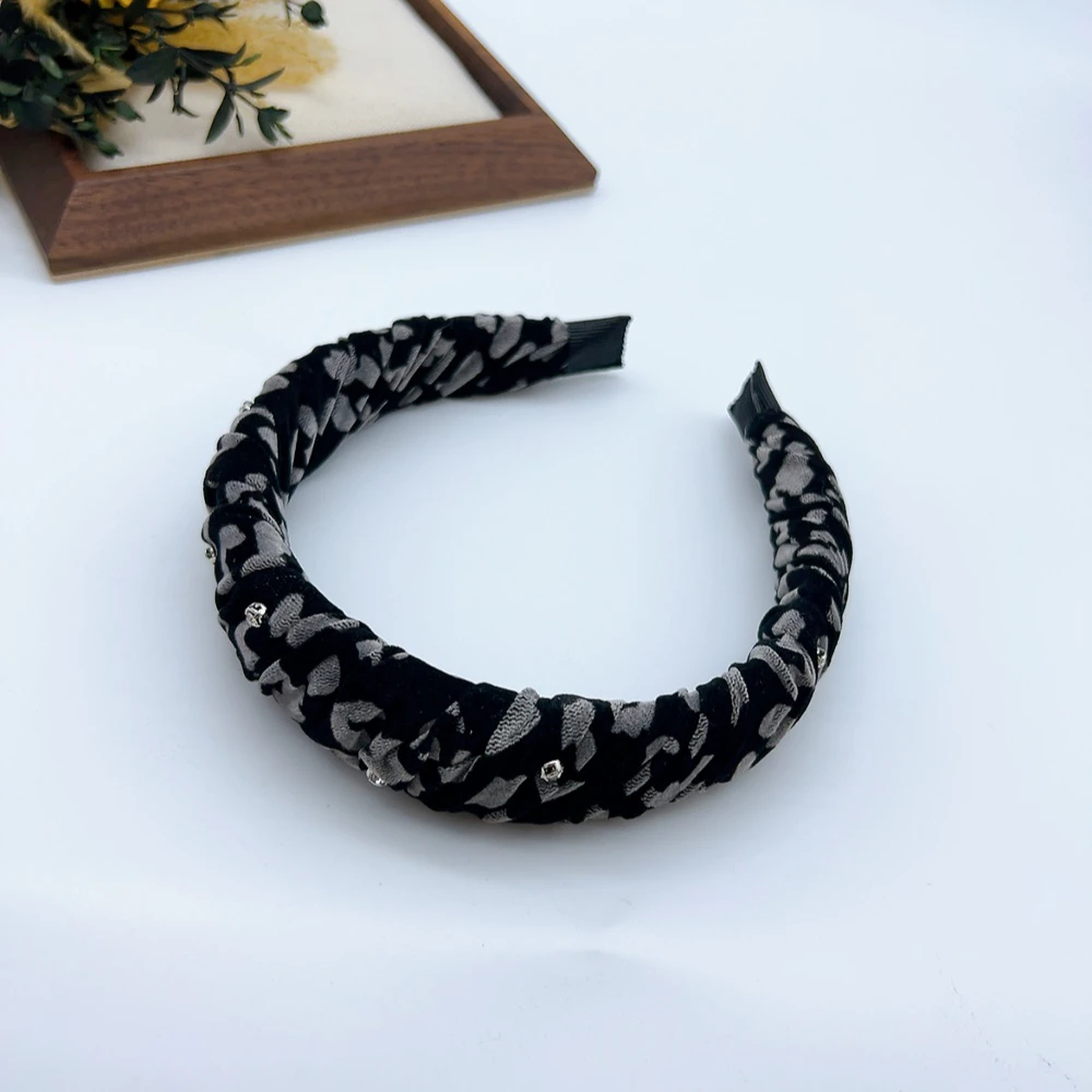 02061 好啊商店 灰豹纹发箍