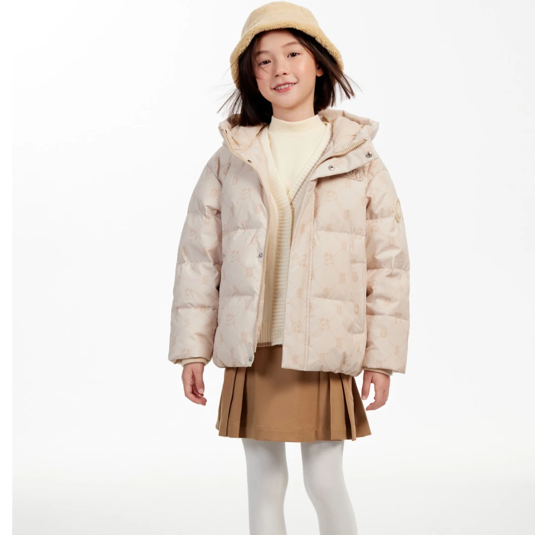 波司登2023新款男女短款时尚潮流羽绒服儿童T30143730