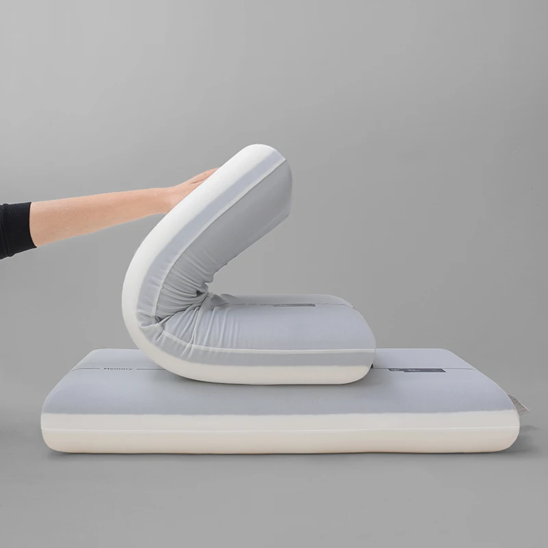 刘江波专享亚*朵同源回弹枕 10cm蓝白款-LJB