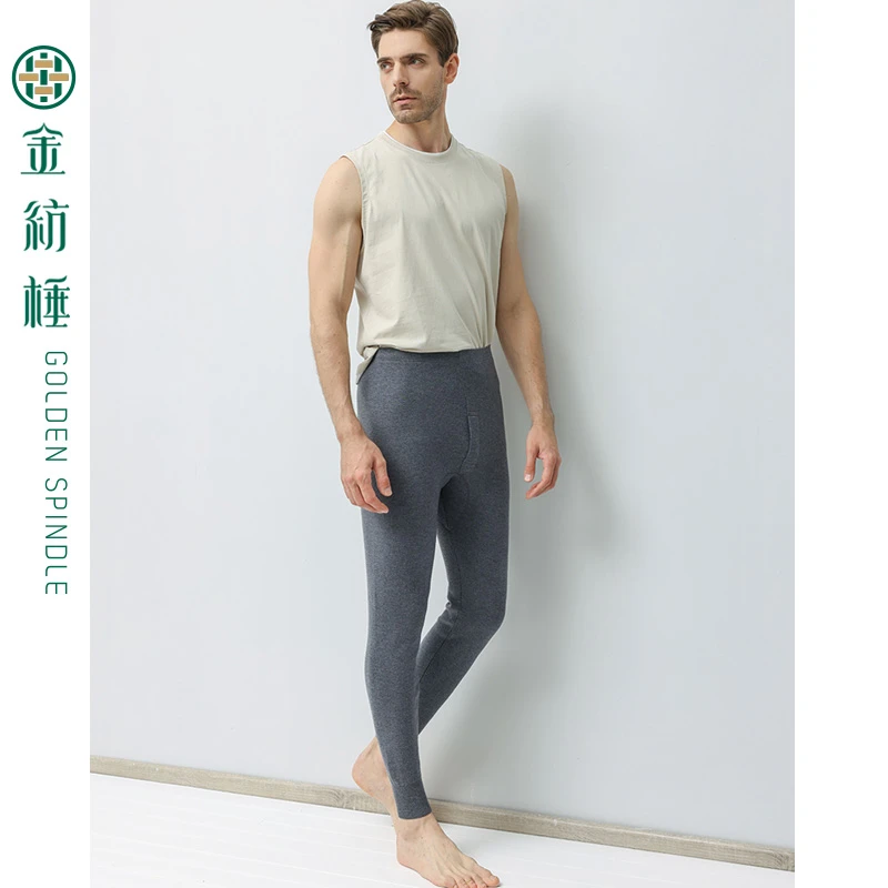 金纺棰6231 罗纹加弹加厚羊毛男裤冬 保暖修身松软厚实22新款