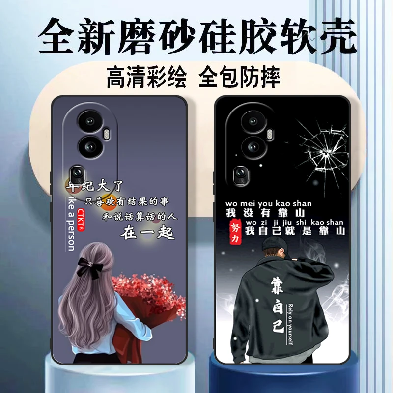 适用于OPPOReno10手机壳软硅胶PHW110镜头全包防摔磨砂潮男女新款