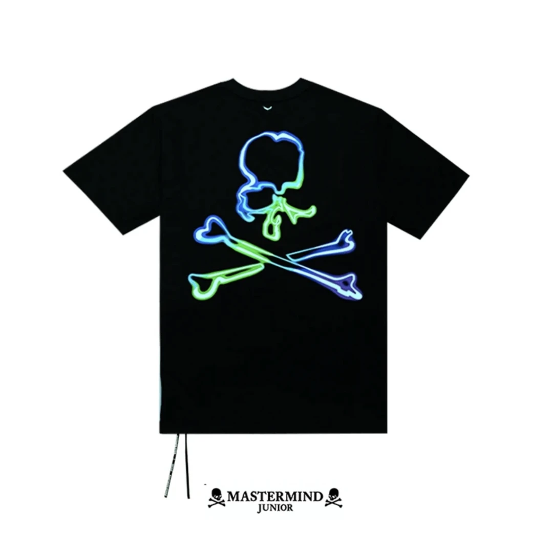 MMJ短袖暗黑潮牌情侣夏季荧光宽松潮流MJ42SST002